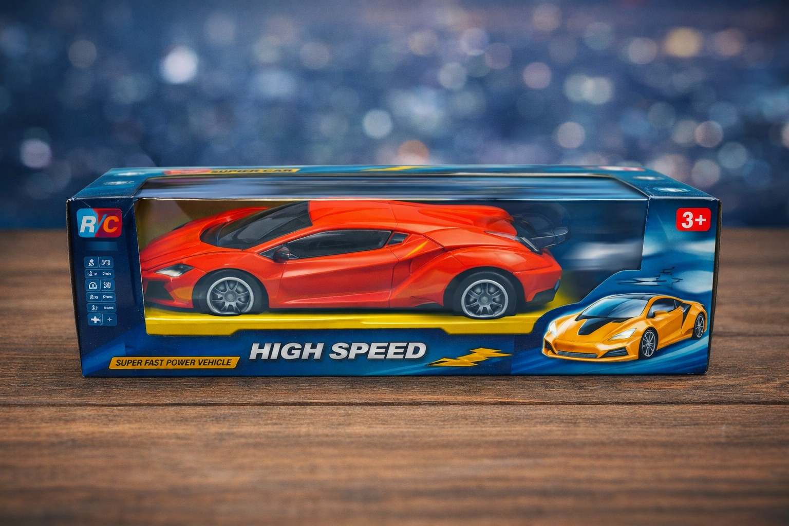 Carro RC grande rojo