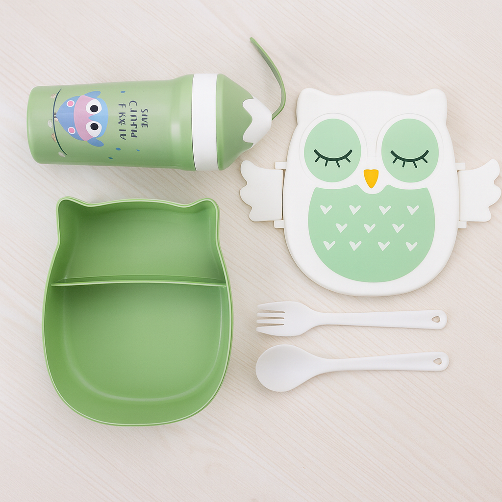 Set de táper y pachón de plástico | 800 ml + 380 ml