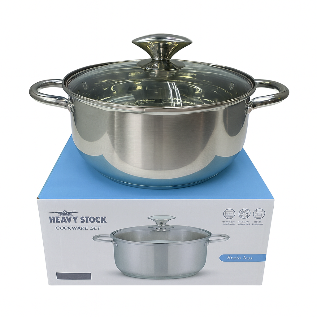 Cacerola de Acero Inoxidable – Ø24 cm