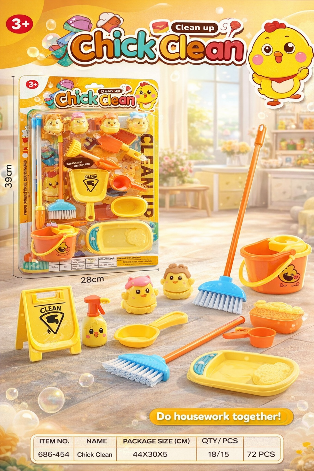 Set de Limpieza Pollito