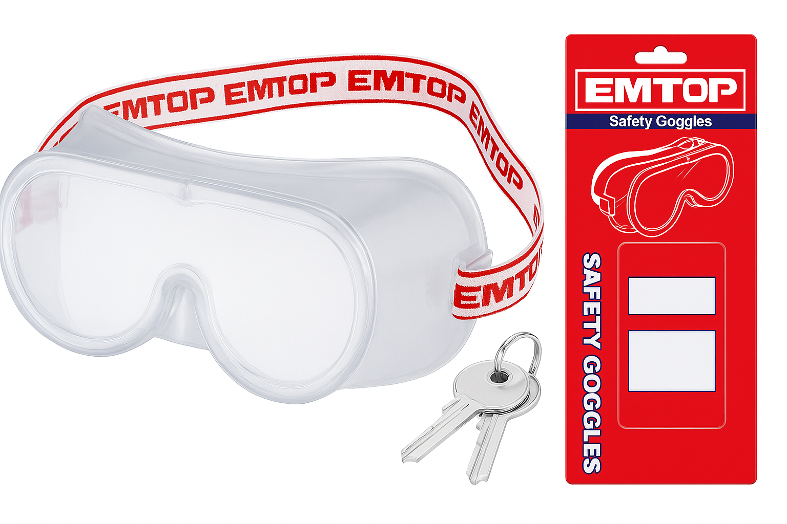 Gafas de seguridad con marco flexible de PVC y lentes de policarbonato de alta resistencia