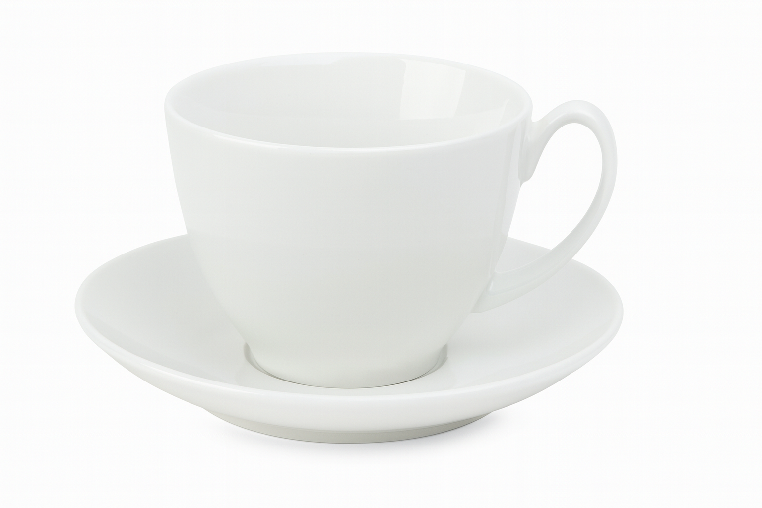 Set de taza y platillo de cerámica | 220 ml