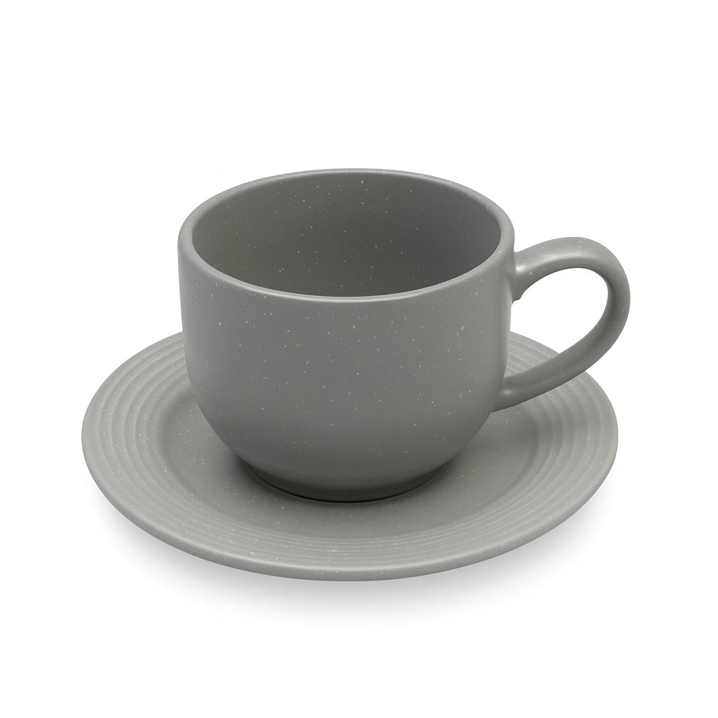 Taza y platillo 220ml Porcelana