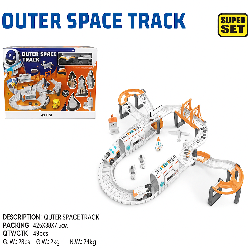 Juguete de vehículo con pista para niños – modelo TOY-DL061, de plástico resistente, educativo y divertido