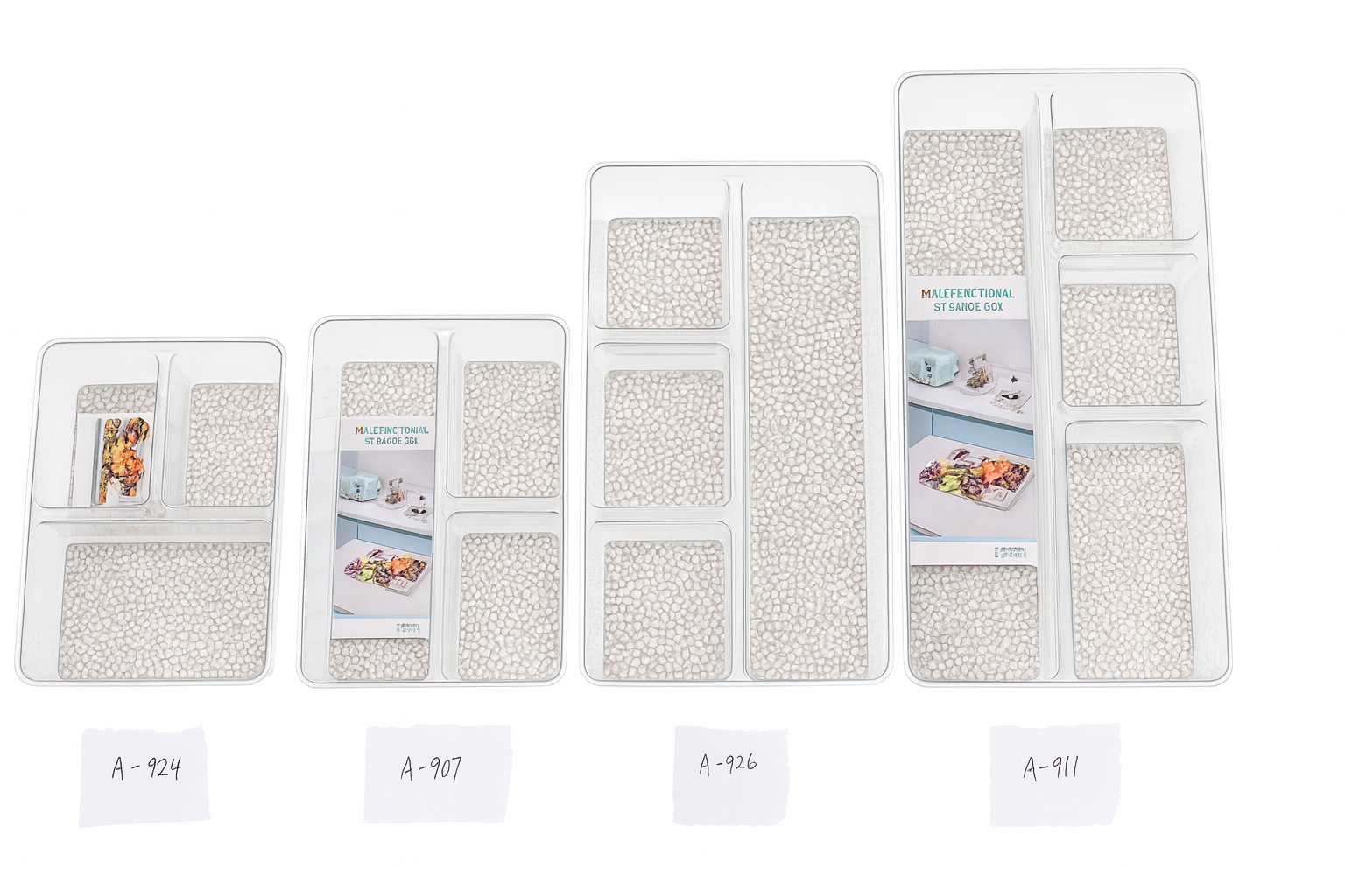Caja de Almacenaje– Plástico Multiuso | 30.5 × 20.5 × 5 cm