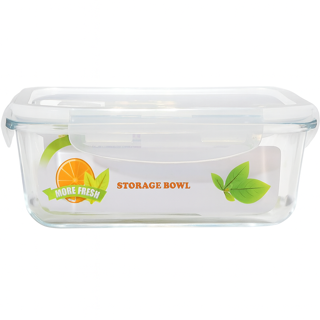 Táper de vidrio rectangular mediano | 700 ml