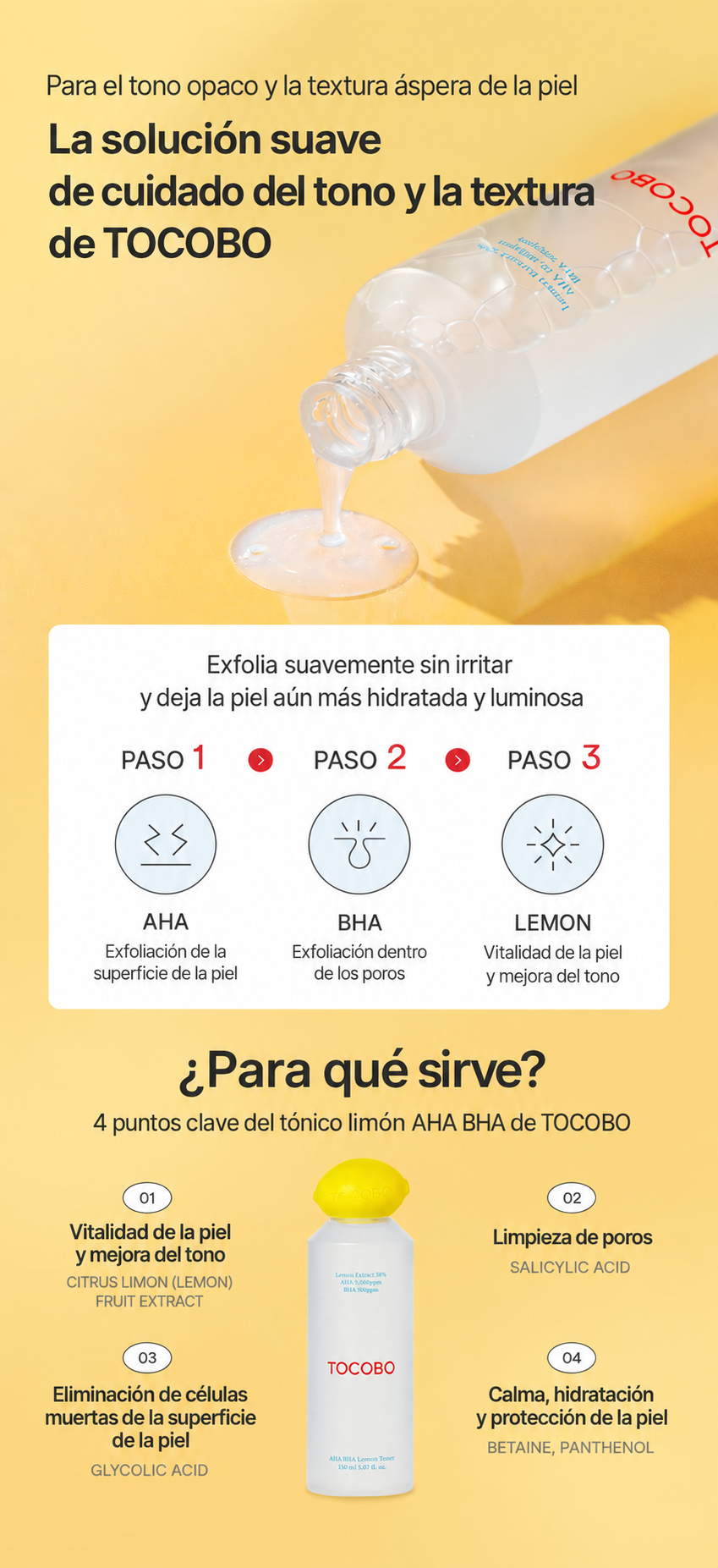 AHA BHA Lemon Toner