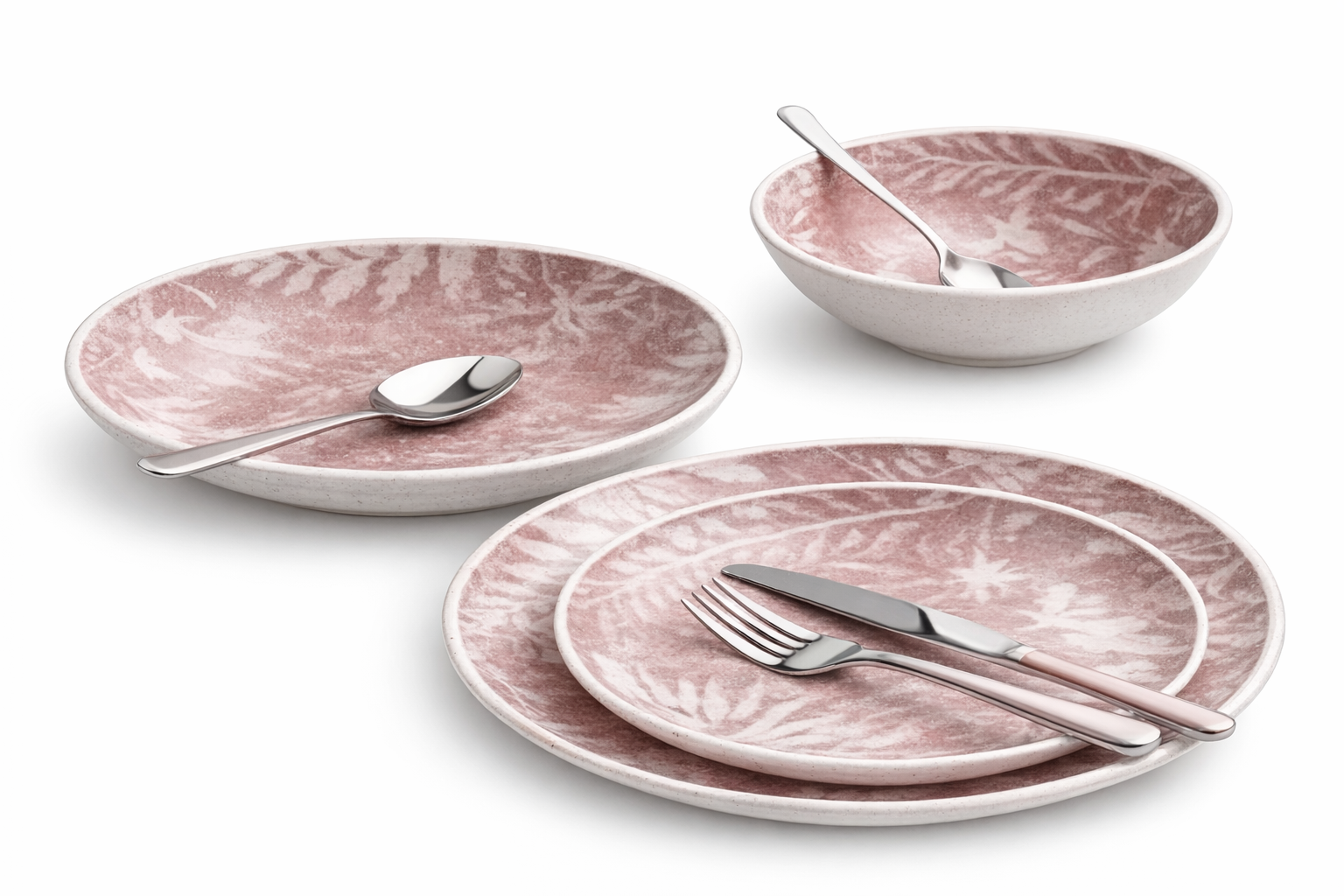 juego de platos y bowls de 24 piezas