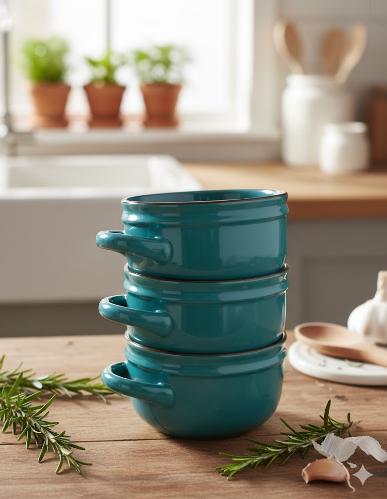 Juego de cerámica, 8 piezas, 6840 g en total.