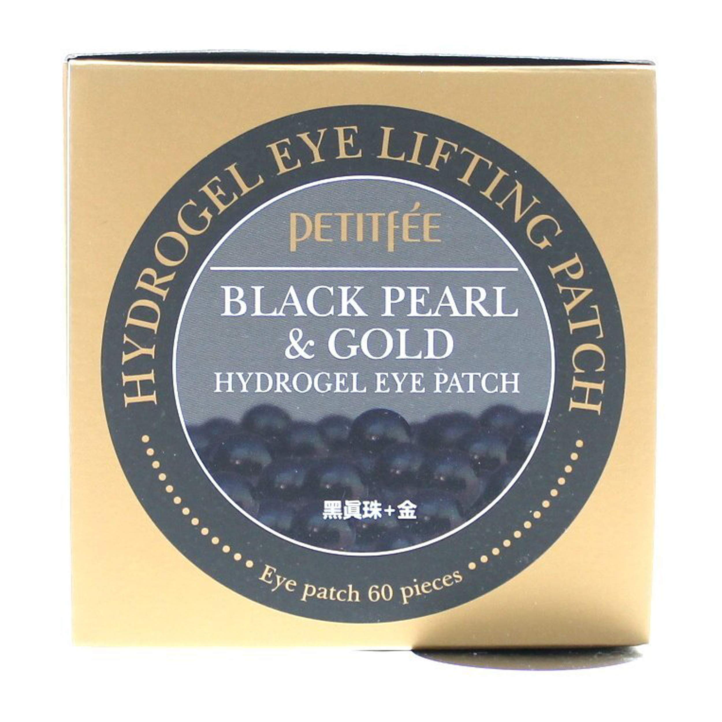 [ PETITFEE ]  GOLD & BLACK PEARL HYDROGEL EYE PATCH