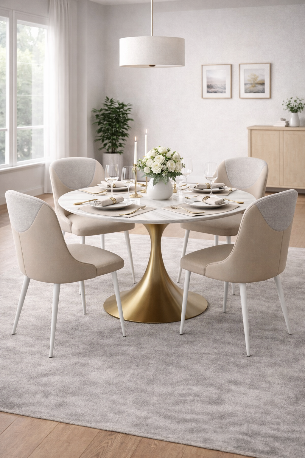 Silla De Comedor  – Moderna, Elegante y Súper Resistente