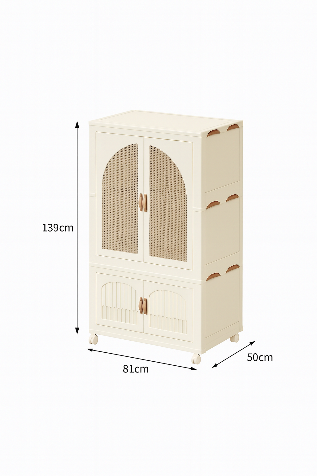 Armario Plegable de Plástico para Ropa