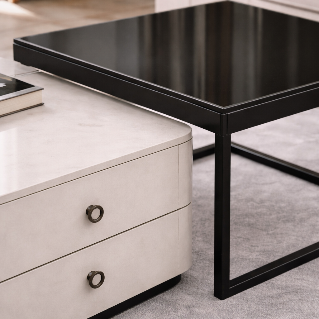 Conjunto de mesa de centro para sala 