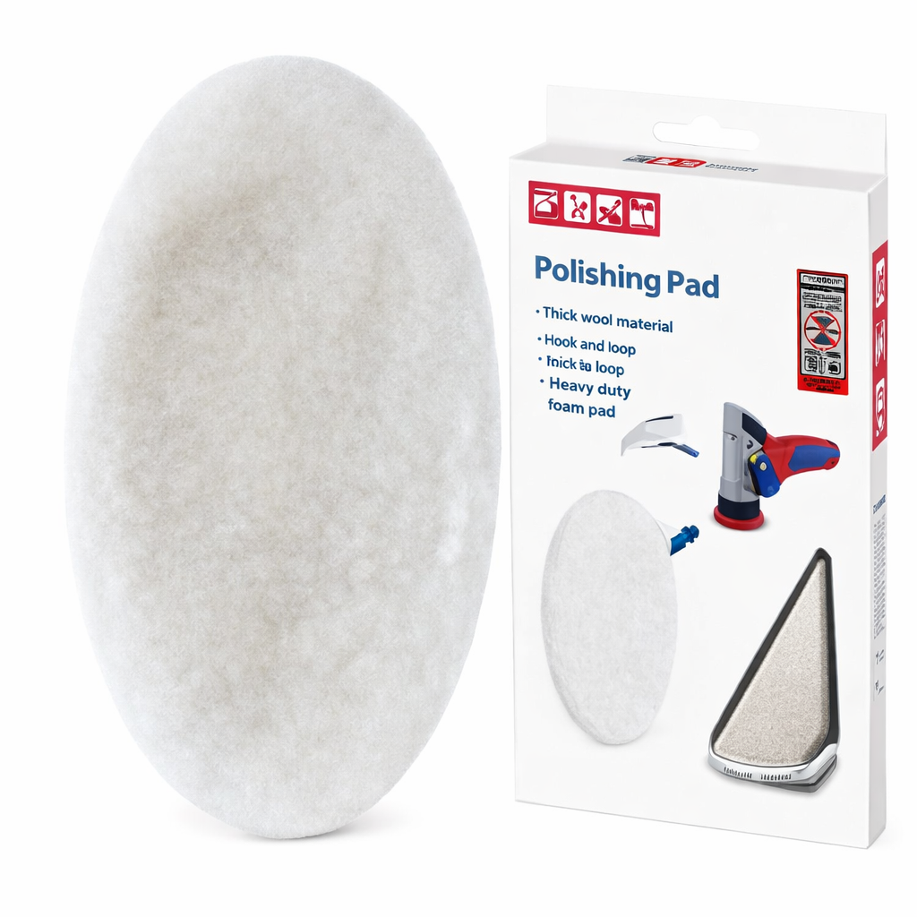 ¡Acabados Profesionales en un Solo Paso! Almohadilla de Pulido de Lana Gruesa