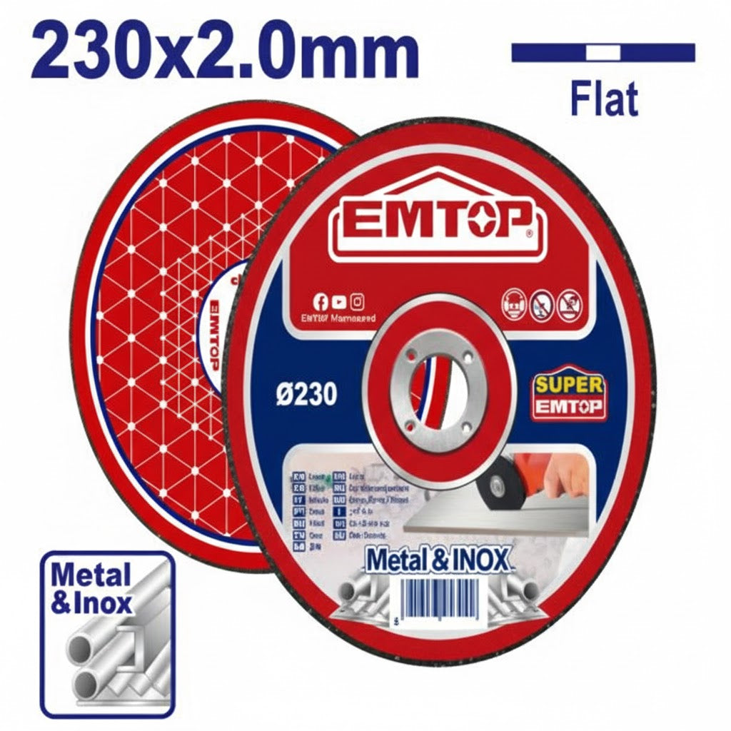 Discos de Corte para Metal EMTOP – Precisión y Rendimiento Superior