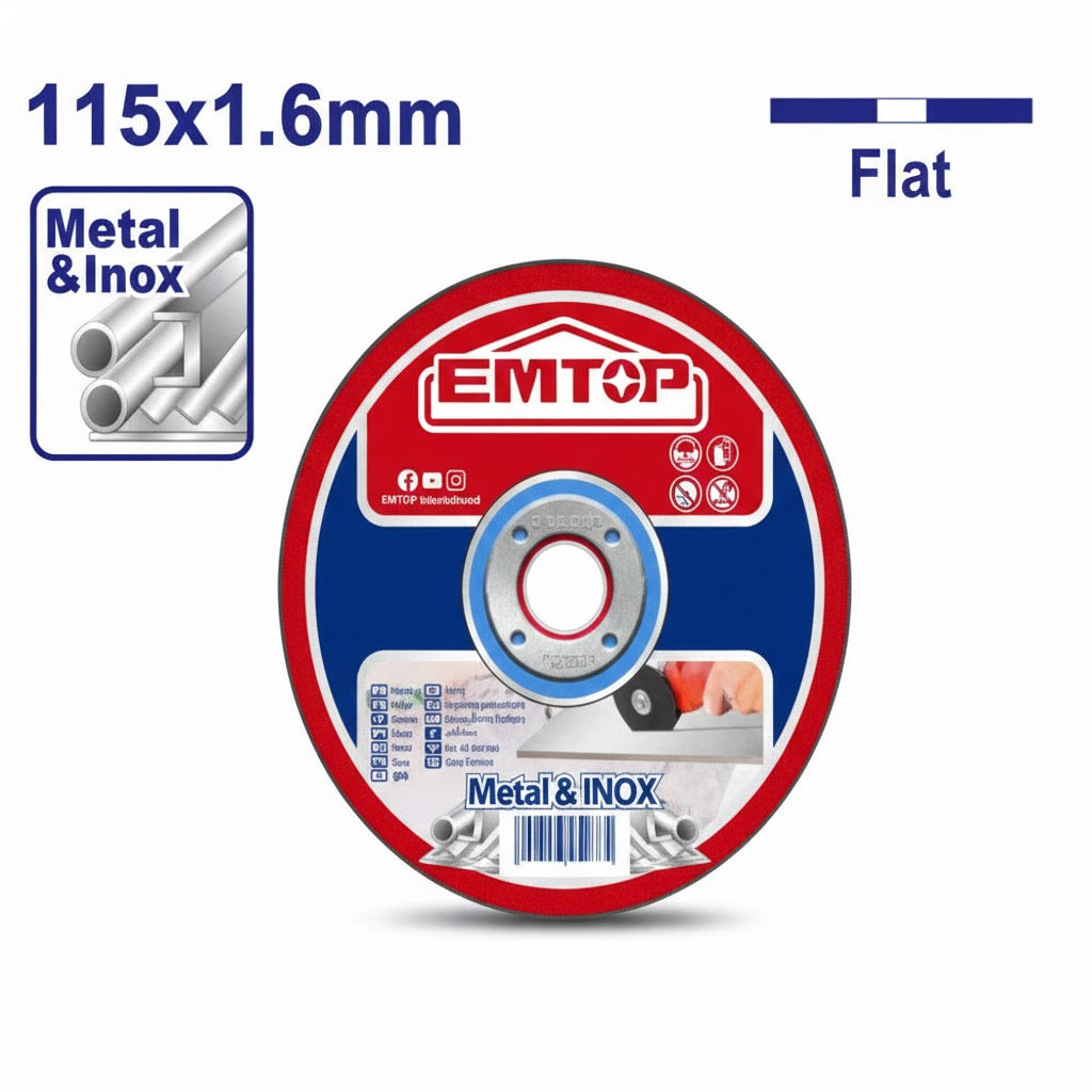 Discos de Corte para Metal EMTOP – Precisión y Rendimiento Superior