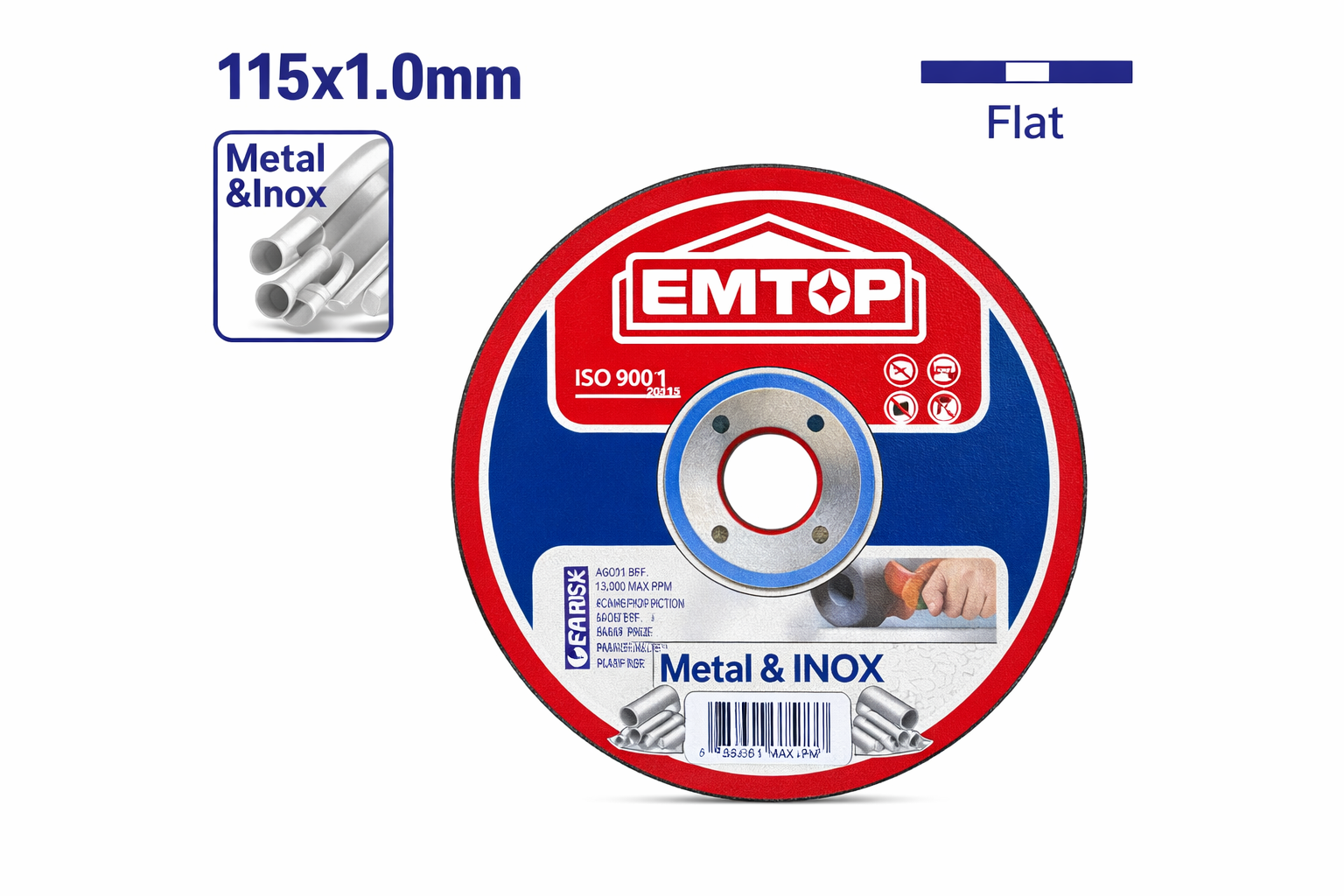 Discos de Corte Extra Finos EMTOP – Precisión Extrema y Rapidez