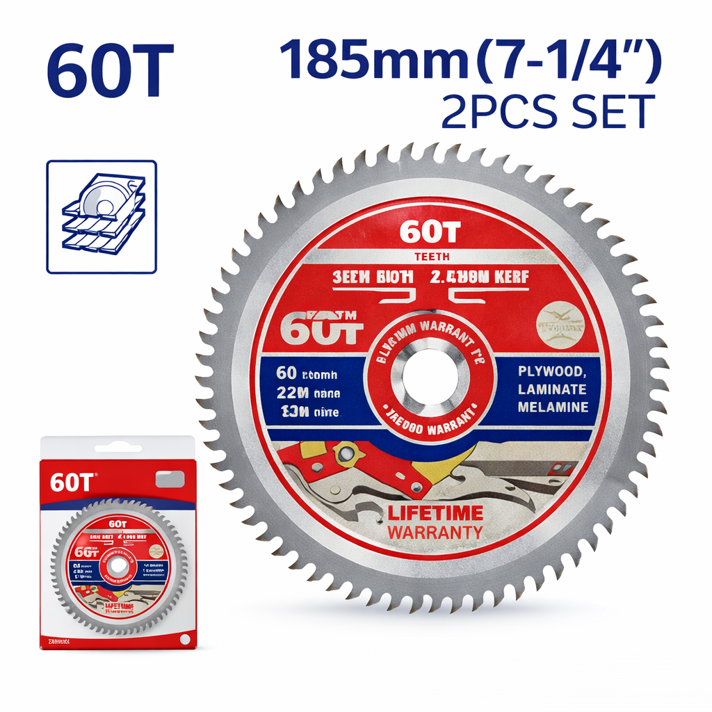 ⚡️ ¡Acabados Perfectos y Cortes Suaves! Set de 2 Discos de Sierra