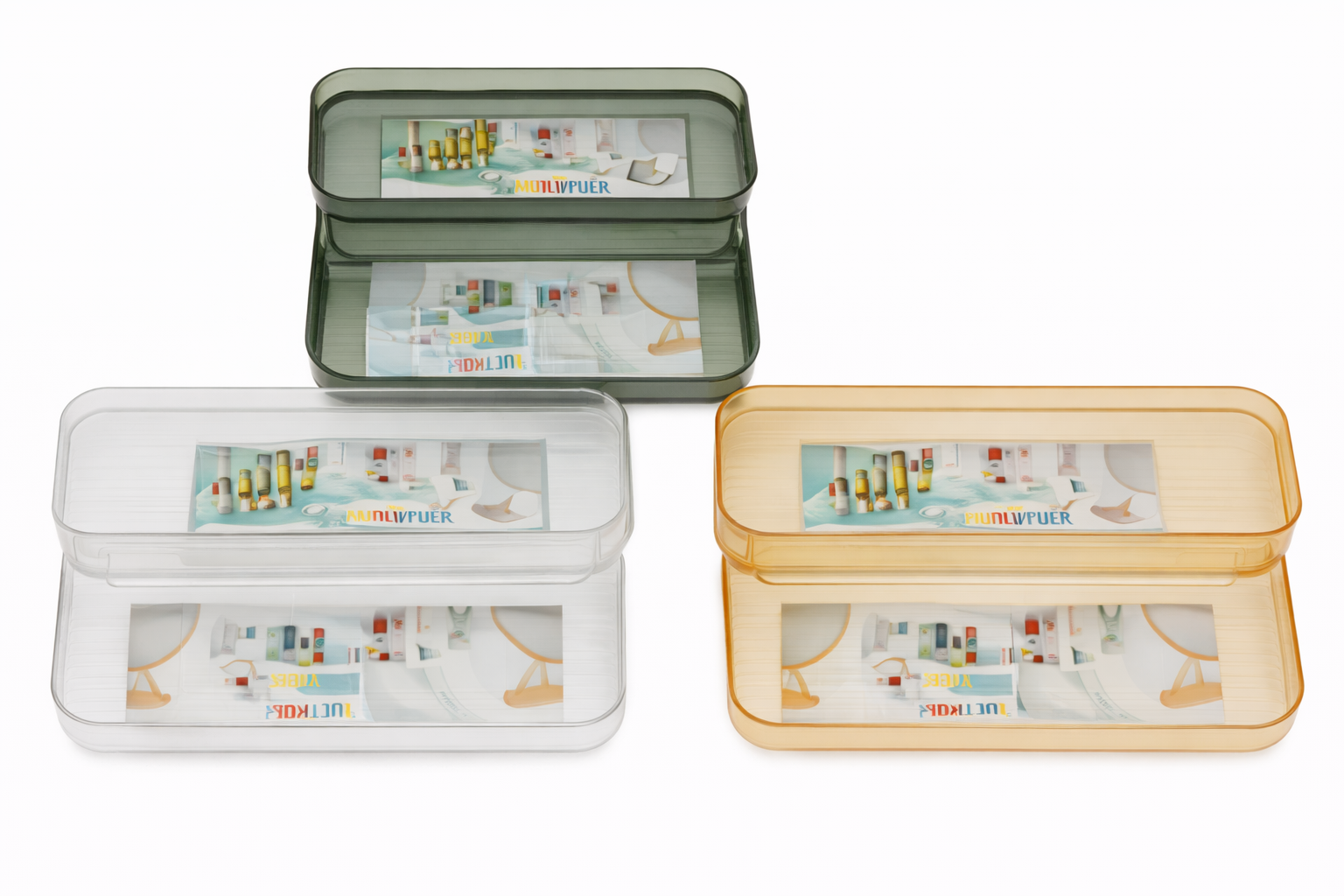 Bandeja Organizadora para Casa– Plástico Multiuso | 26 × 23.5 × 10 cm