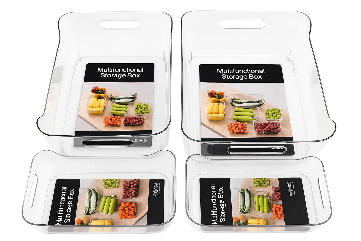 Caja de Almacenaje– Plástico Multiuso (Variedad) | 20 × 14 × 7.5 cm