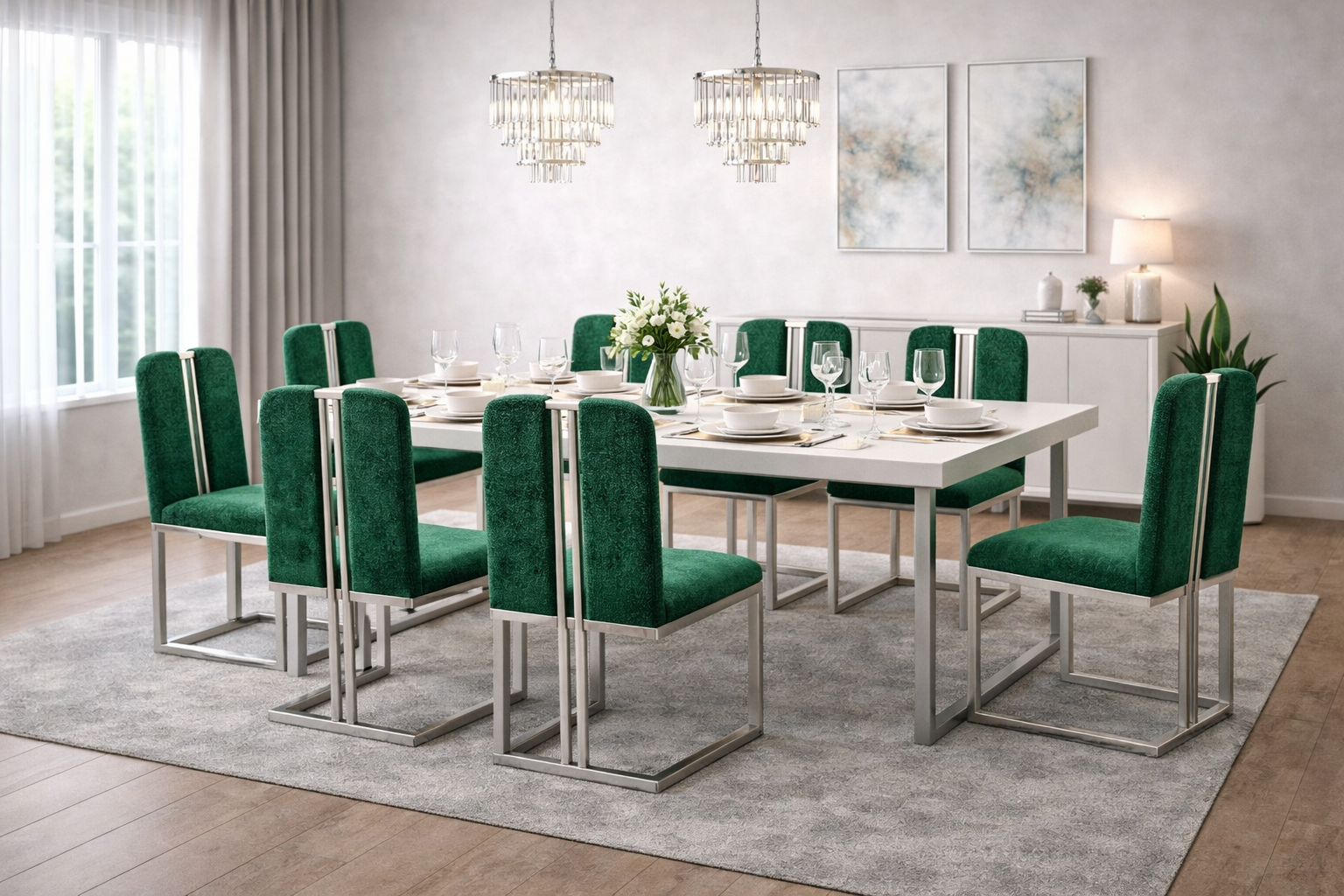 SILLA  – Tela + Metal | Moderna, Elegante y Súper Resistente