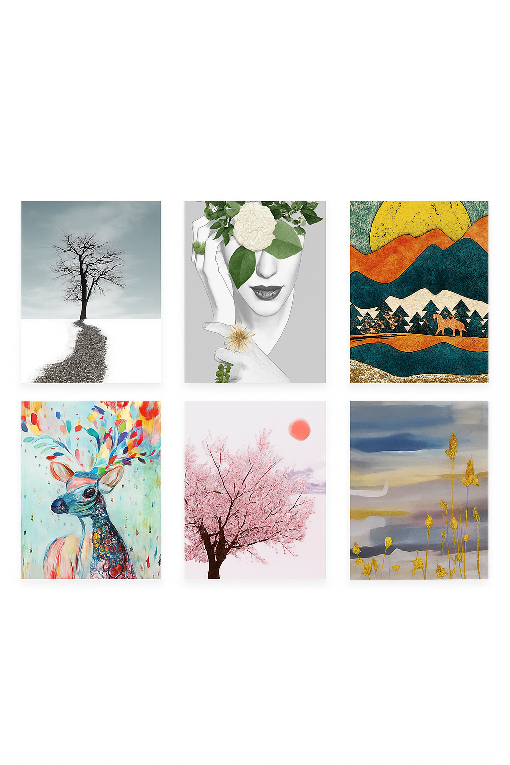 Cuadro decorativo 40×50 cm, diseño moderno y elegante para decoración de interiores