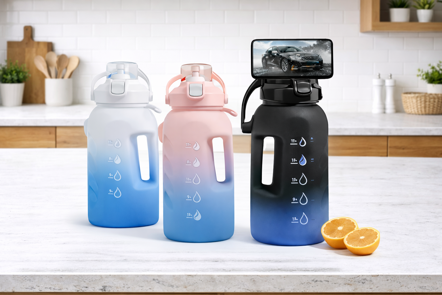 Pachón 1500 ml con marcador de hidratación | Práctico y moderno