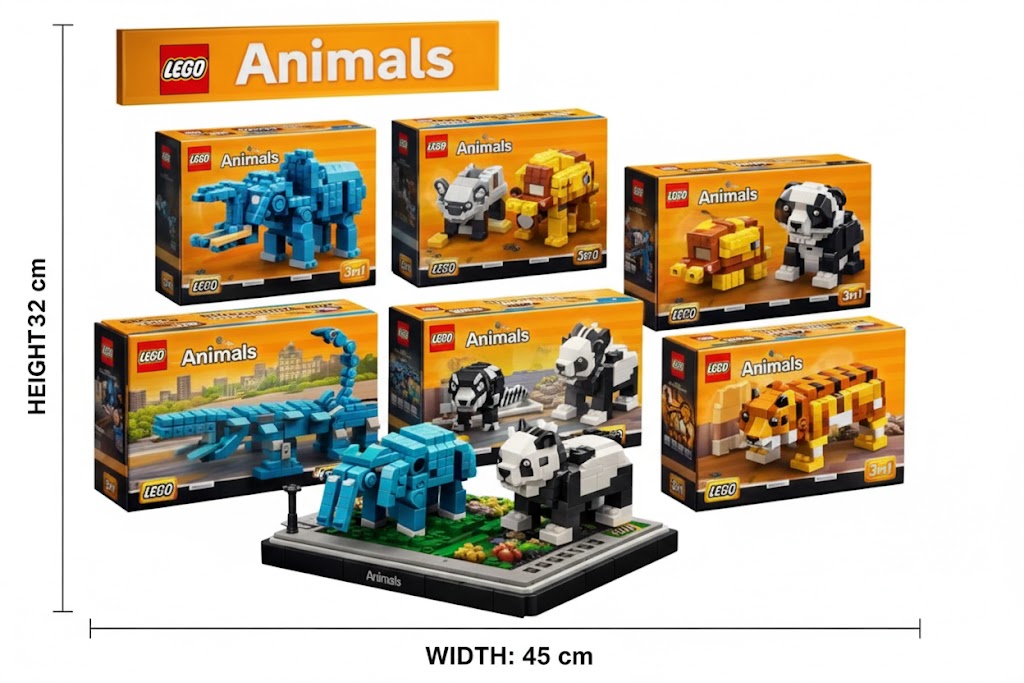 Bloques ciudad animal