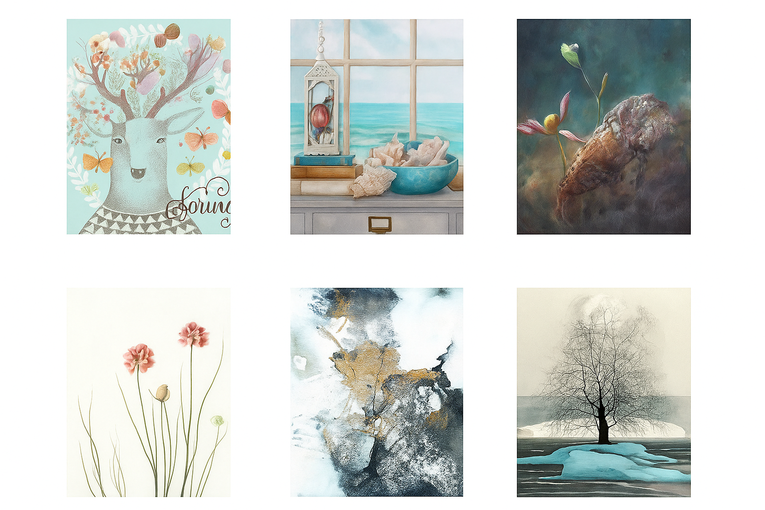 Cuadro decorativo 25×25 cm, diseño moderno y elegante para decoración de interiores