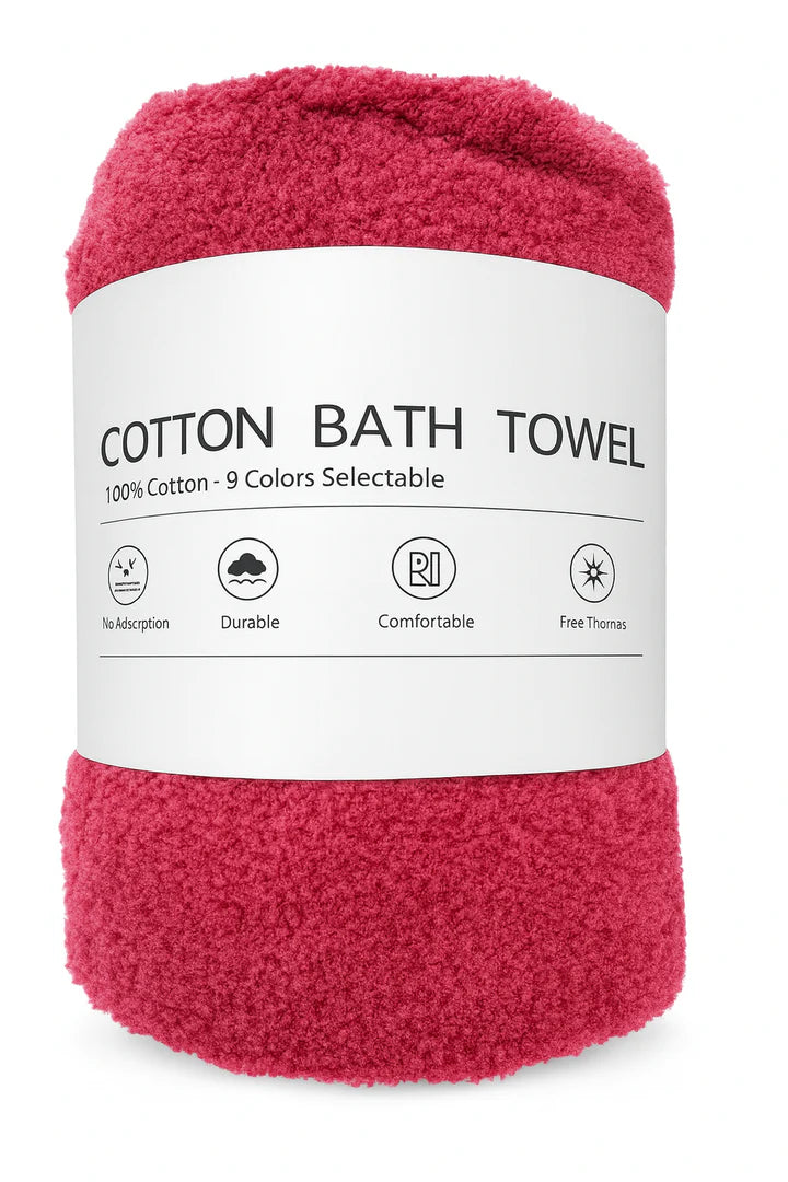 Toalla de Baño 100% Algodón – Extra Suave, Absorbente y Elegante