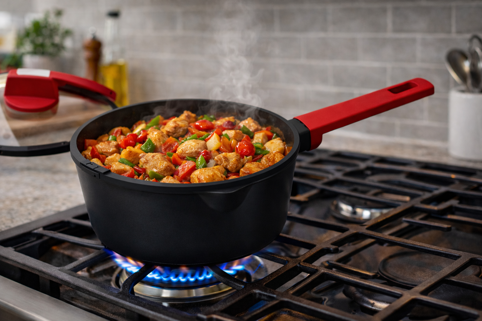 Cacerola de Aluminio – 16x7.5 cm