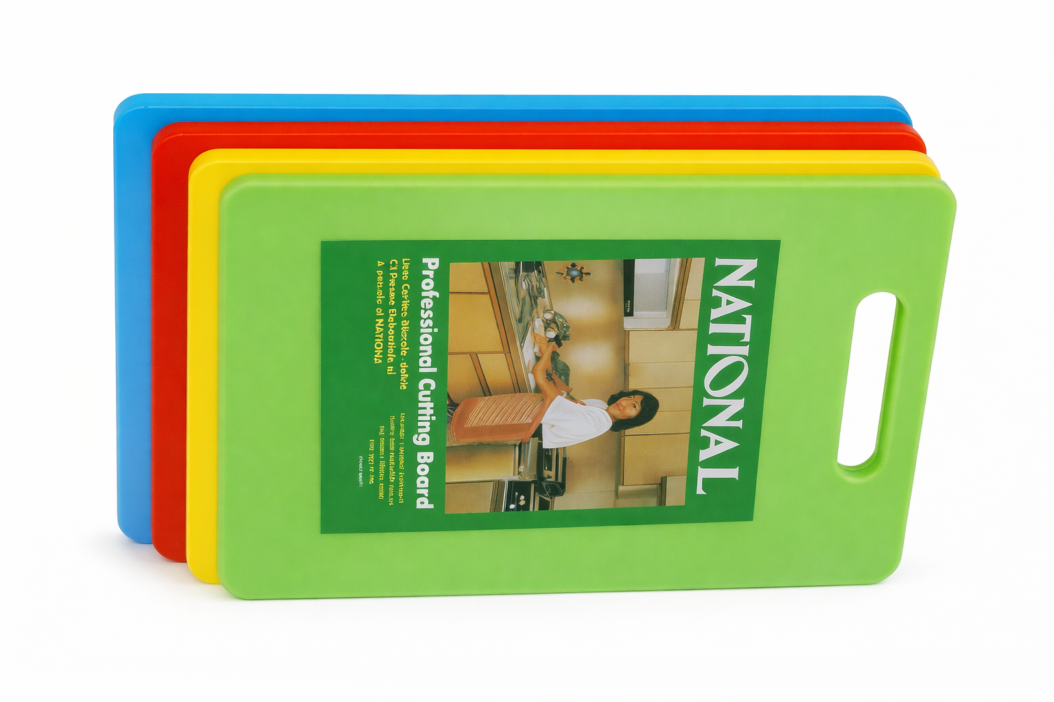 Tabla cortar plastico, 43x27x0.6 cm.