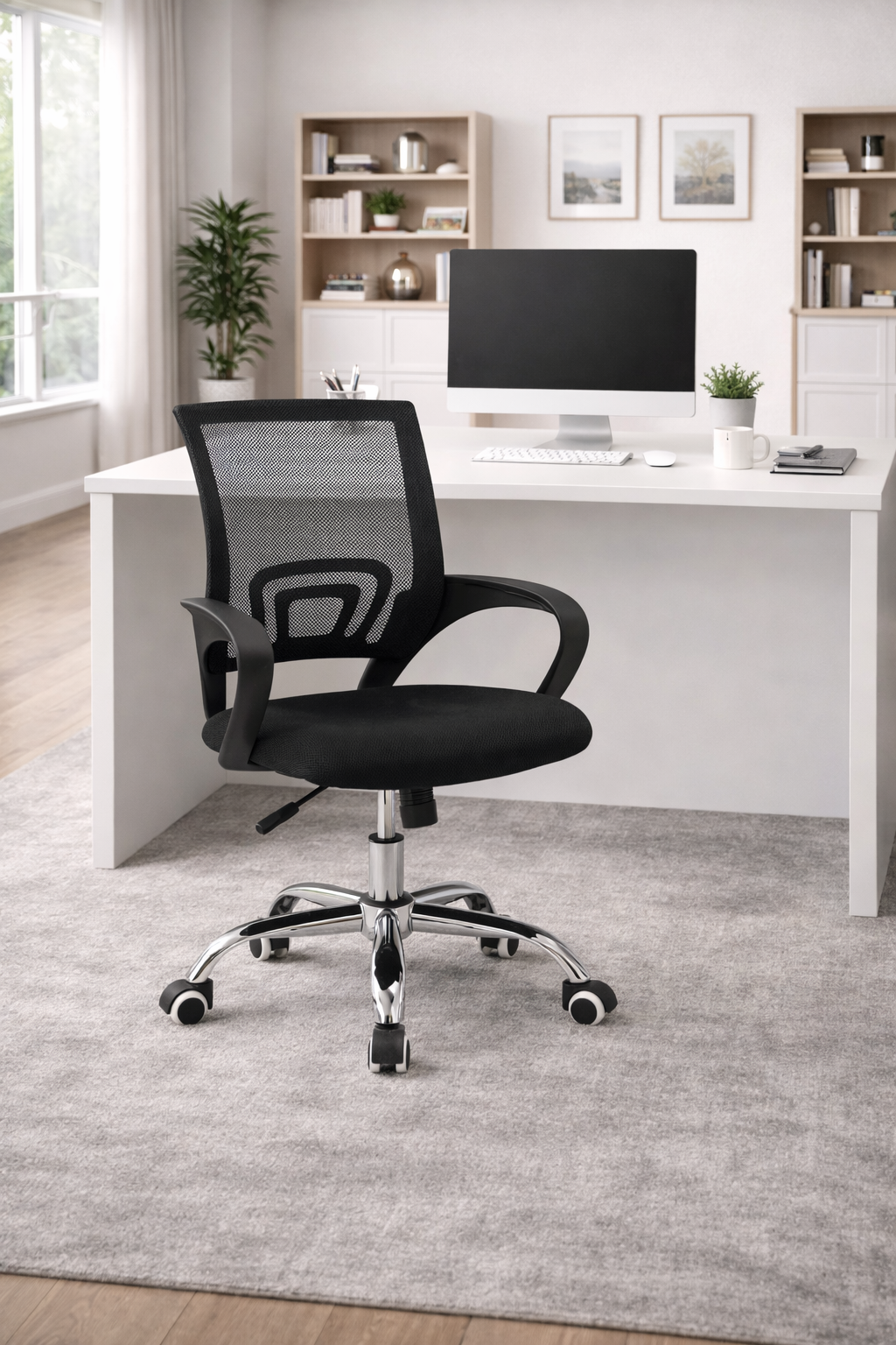 Silla de Oficina con Ruedas