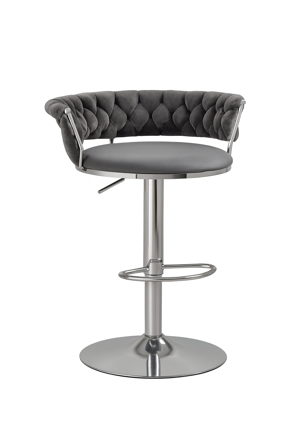 SILLA DE BAR  Metal + Tela | Moderna, Cómoda y Súper Resistente