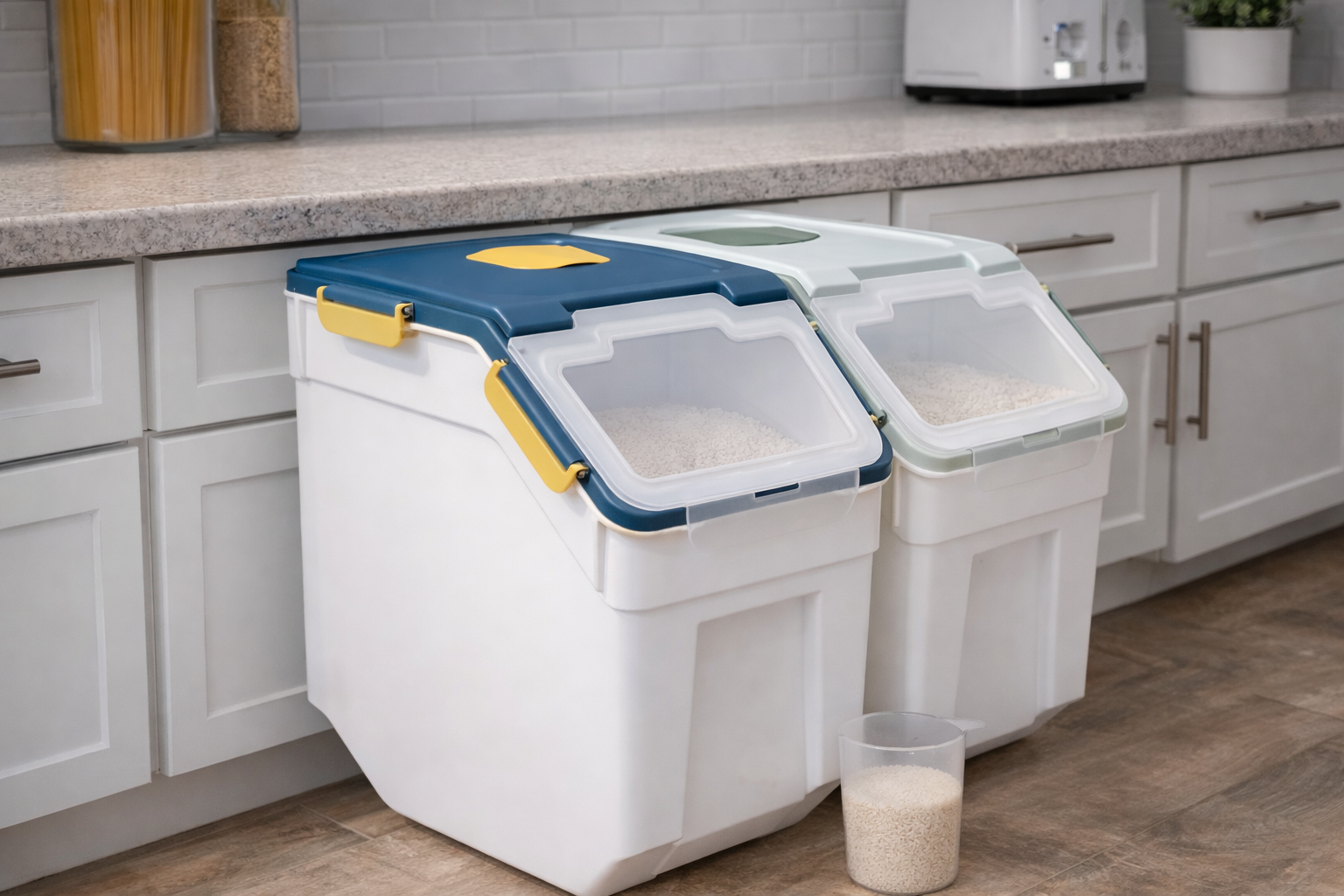 Caja de Almacenamiento PD-YH017 – Plástico para Arroz | 41,5 × 27 × 40 cm