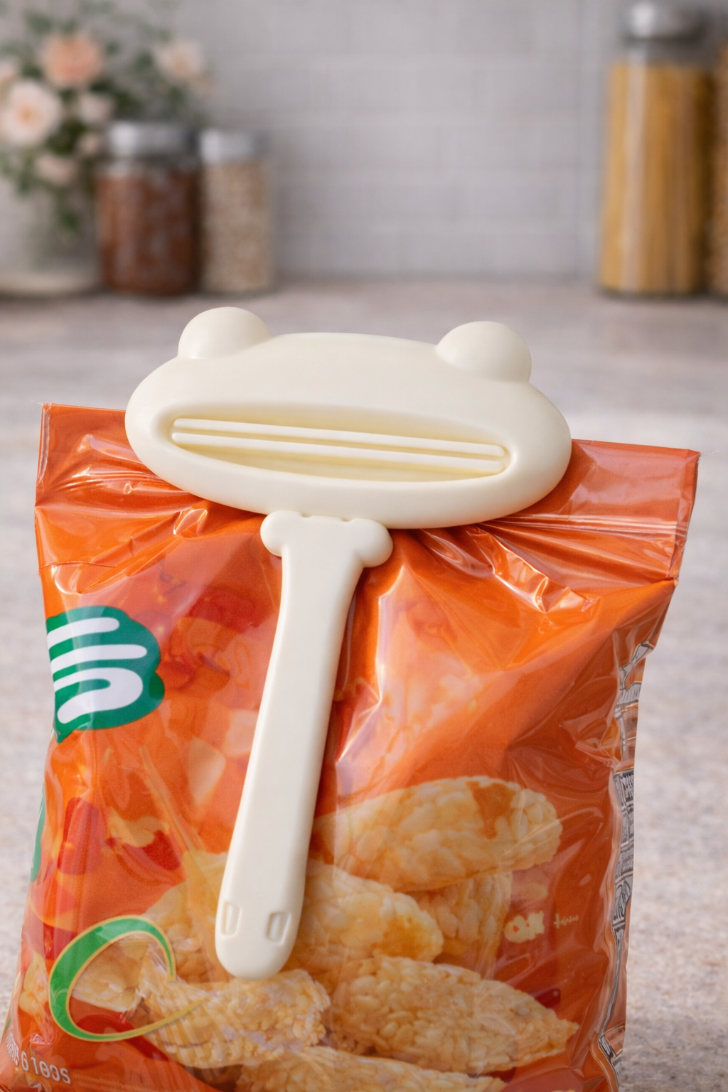 Clip sellador de bolsas