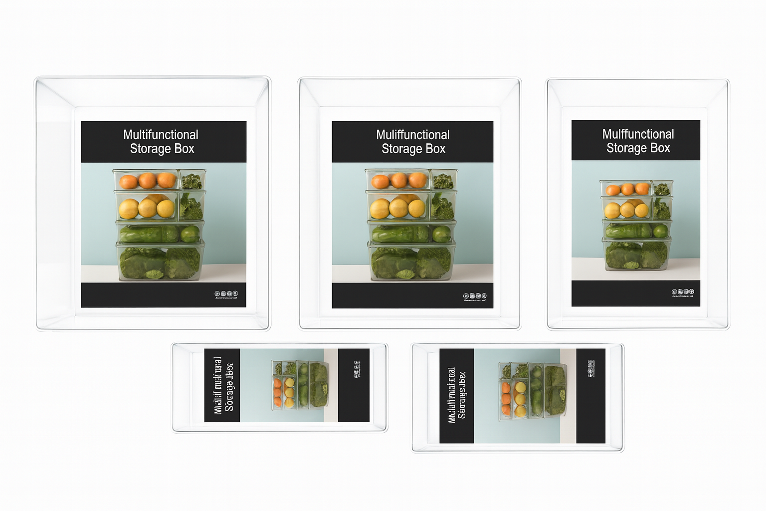 Bandeja Organizadora de Plástico (34×15×10 cm)