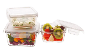 Táper cuadrado grande de plástico | 800 ml