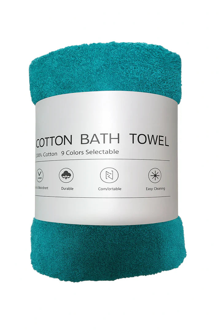Toalla de Baño 100% Algodón – Extra Suave, Absorbente y Elegante