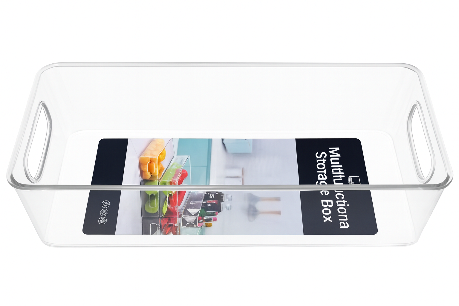 Bandeja Organizadora para Refrigerador– Plástico | 25.5 × 10 × 7.5 cm