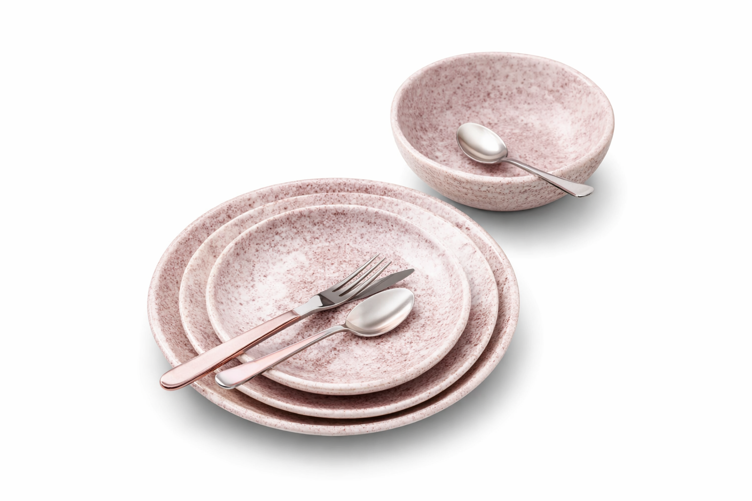 juego de platos y bowls de 18 piezas