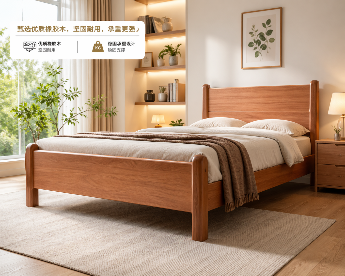 CAMA DE MADERA