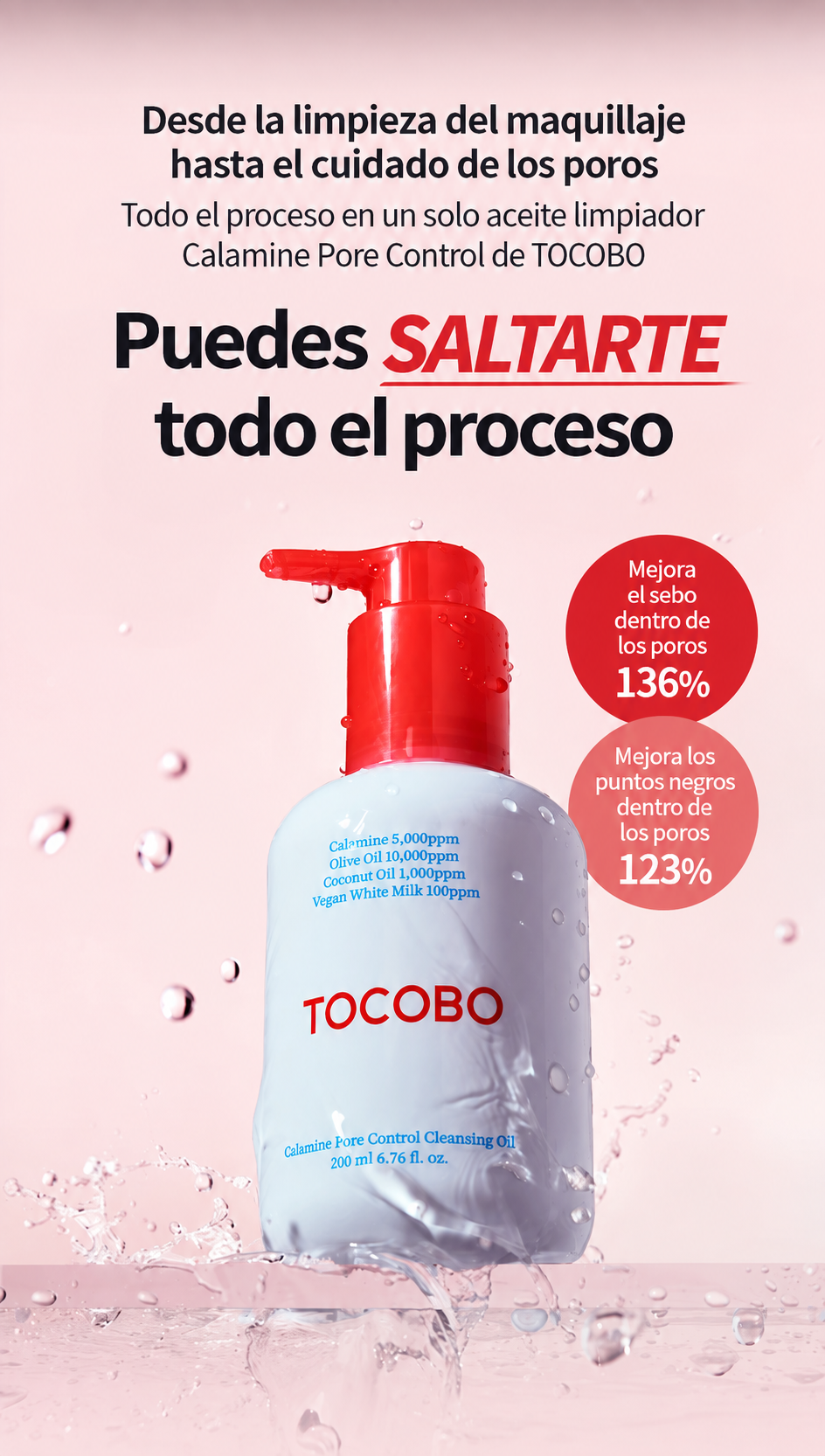 [ TOCOBO ]🌸✨ CALAMINE PORE CONTROL CLEANSING OIL – 200 ml ✨🌸