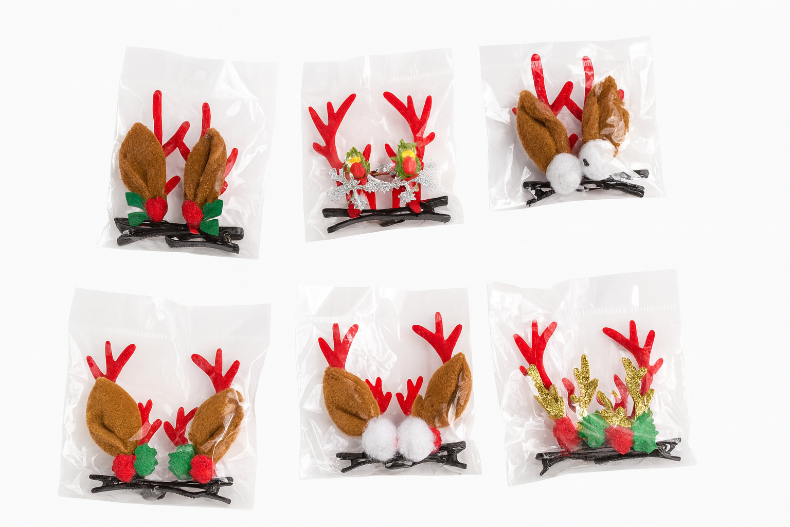 Clip de pelo del navidad variedad