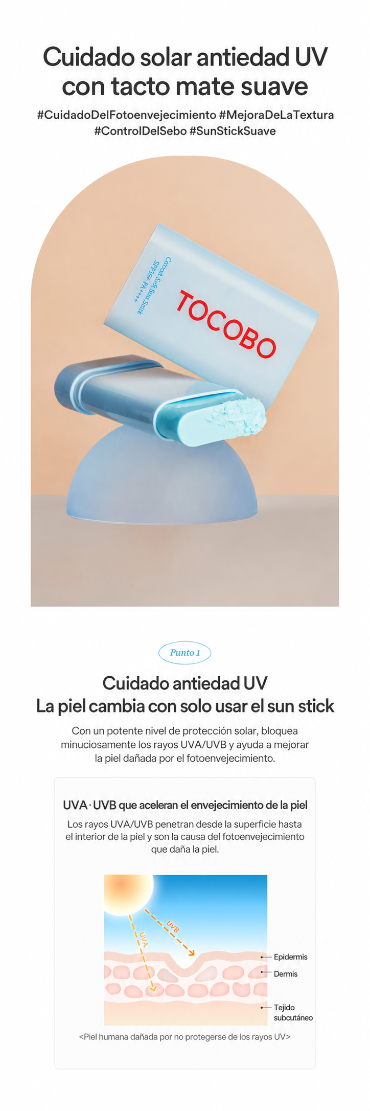 [ TOCOBO ] Cotton Soft Sun Stick SPF50+ PA++++