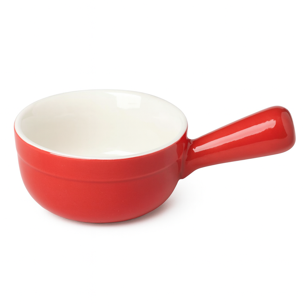 Olla de cerámica con mango