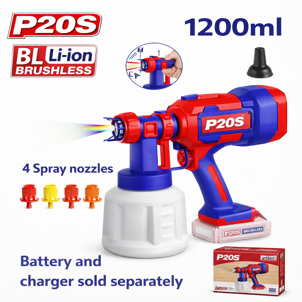 Acabados Profesionales en Minutos: Pistola de Pintura Inalámbrica