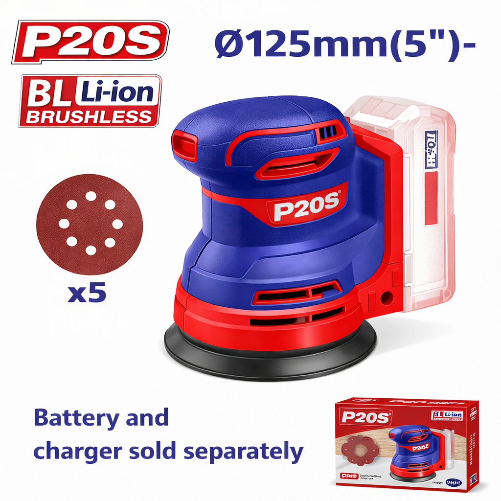 Acabados de Seda: Lijadora Orbital Aleatoria Inalámbrica