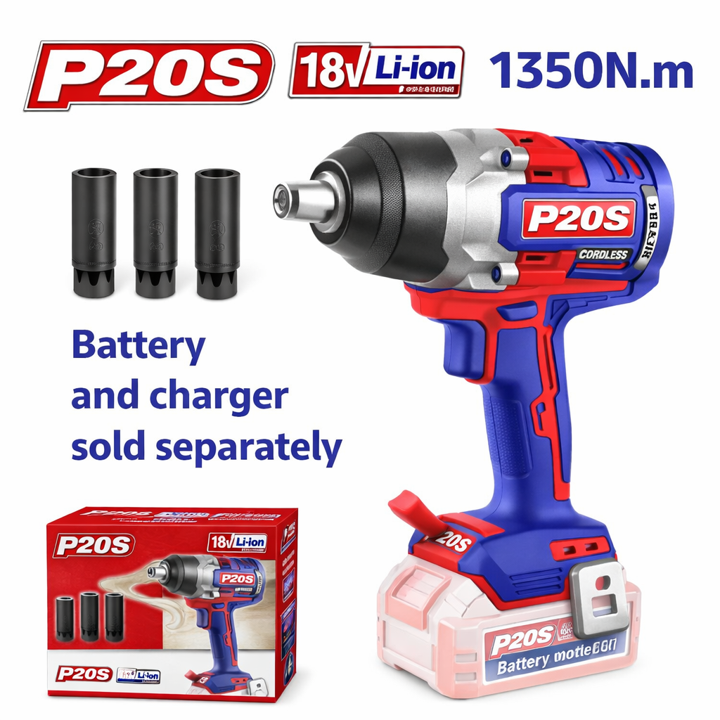Potencia Extrema: Llave de Impacto Inalámbrica 20V