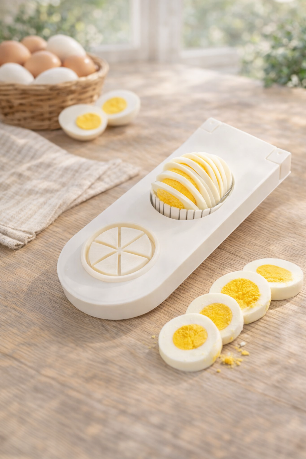 Cortador de Huevos de Plástico